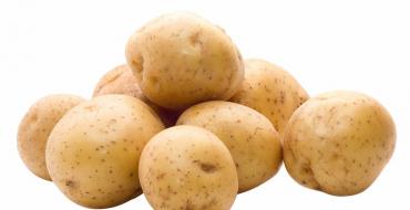 Patatesin biyolojik değeri Çiğ patates soğanlarındaki nişastayı değiştirin