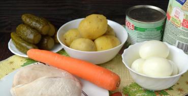 Salata od maslina'є з куркою – перевірений рецепт з фото Олів'є зі смаженою курячою грудкою рецепт